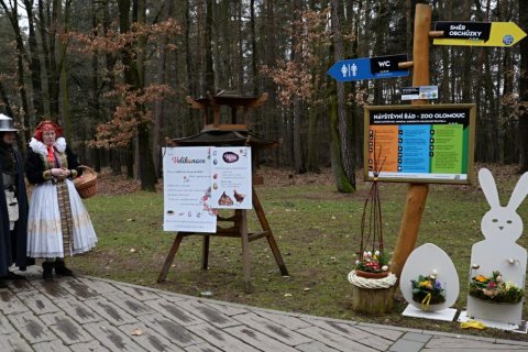 Velikonoční tradice a komentovaná krmení v areálu 